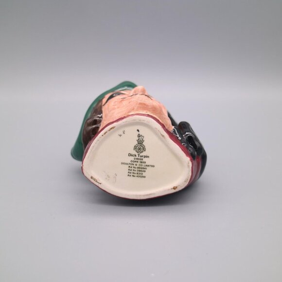 Royal Doulton Dick Turpin 1959 Character Jug Mug D6535 4" Mug - Picture 7 of 7